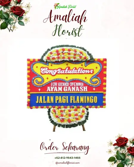 Sewa Papan Bunga Pliken